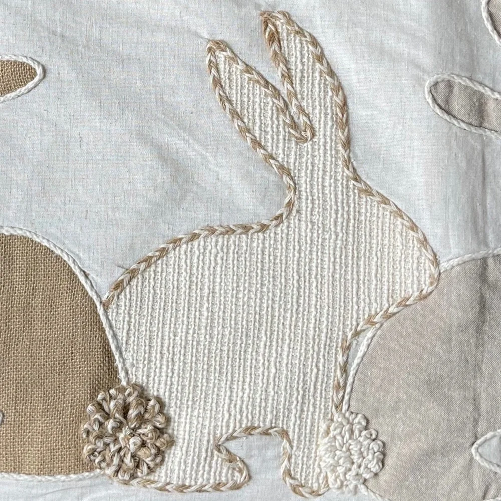 Tabitha Webb Embroidered Spring Easter Table Runne